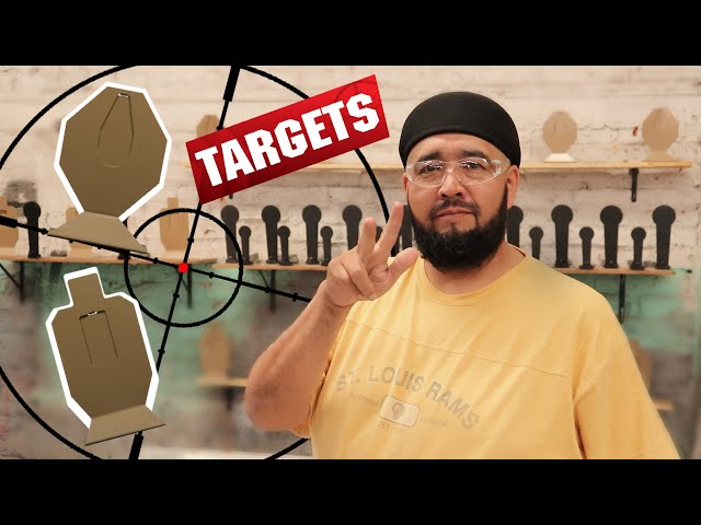 Vídeo relacionado con ADCSHOP. Tiro al Blanco, Tragabalín + 50 Dianas, para Airsoft, Airgun, pellets y Tiro perdigones, para dianas estándares de 14 * 14 cm, Material de Acero, Negro - para Colgar o sobre Superficie