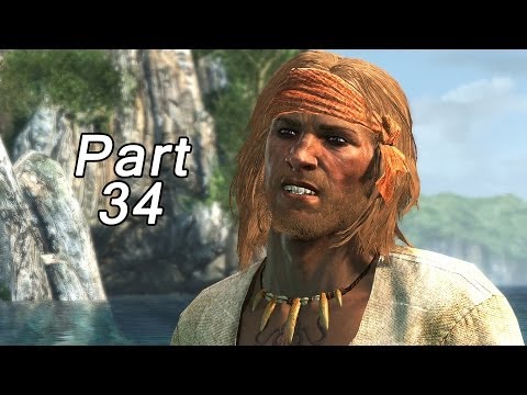 Assassin's Creed 4 Black Flag Walkthrough Part 34 Marooned (Xbox one/Ps4)