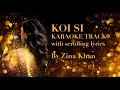 KOI SI KARAOKE TRACK WITH SCROLLING LYRICS