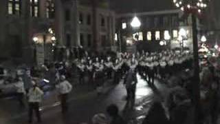 preview picture of video 'McGuffey Band Washington PA Christmas Parade 2007'