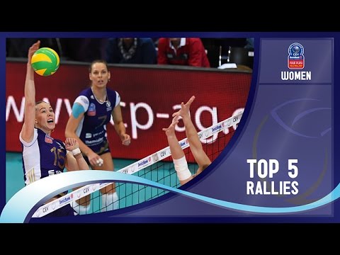 Stars in Motion Episode 8 - Top 5 Rallies - 2016 CEV DenizBank Volleyball Champions League - Women