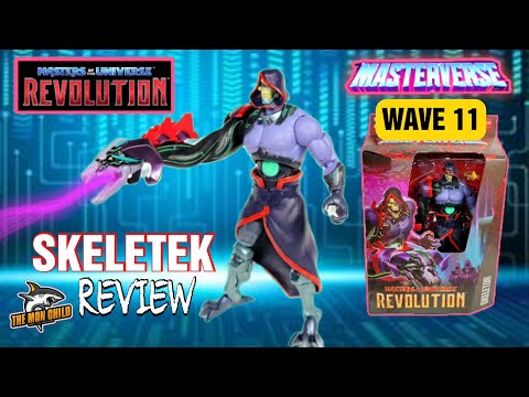 Masters of the Universe Masterverse Revolution SKELETEK Figure Review and Parts Swapping!