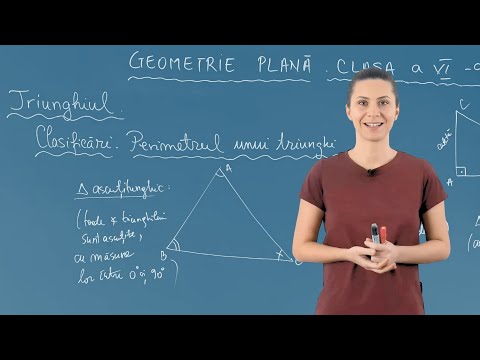 Triunghi. Definiție. Elemente. Clasificare. Perimetru - Matematică - Clasa a VI-a