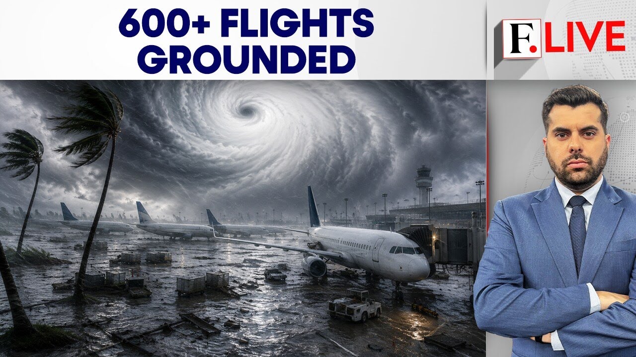 Typhoon Jangmi Chaos In Japan: Hundreds of Flights Cancelled, 390,000 Evacuated | Firstpost Live