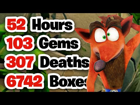 I 100%'d the Crash Bandicoot Trilogy... It was INSANE!