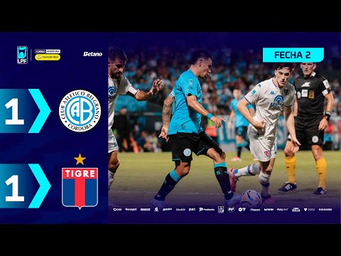 BELGRANO 1 - 1 TIGRE | Resumen del partido | #TorneoMercadoLibre 2026 🏆