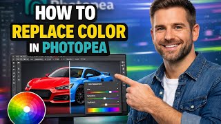 How to REPLACE COLOR in Photopea (Step by Step)