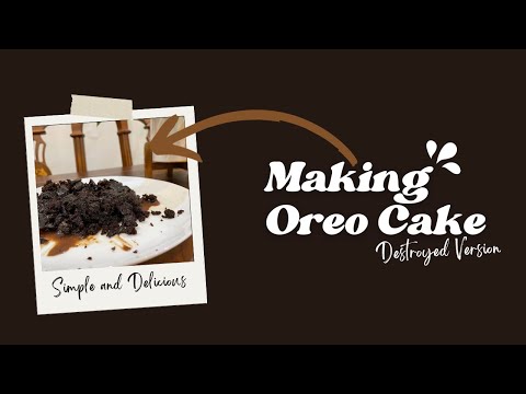 Destroyed Oreo Cake