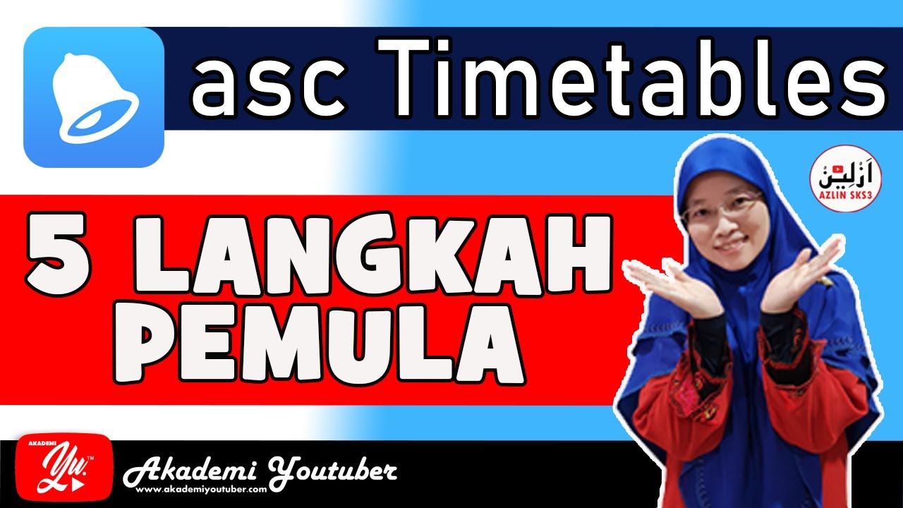 WAJIB BUAT BAGI PEMULA #akademiyoutuber #asctimetables