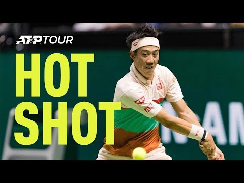 Hot Shot: Nishikori Sails Gorgeous Lob over Fucsovics In Rotterdam 2019
