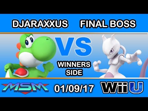 MSM 80 - SCB | DJaraxxus (Yoshi) Vs. Final Boss (Mewtwo) Winners Side - Smash Wii U