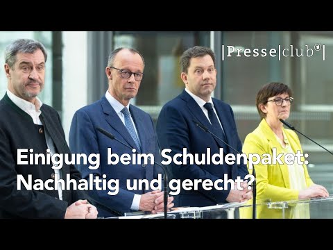 Presseclub - Einigung beim Schuldenpaket: nachhaltig und gerecht?