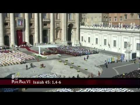 Special Event - 2014-10-19 - Holy Mass and Beatification of P Paul VI - Pope Francis