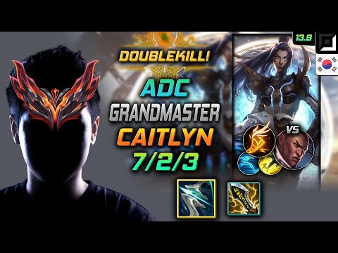 GrandMaster Adc Caitlyn Build Galeforce Fleet Footwork - Caitlyn Adc vs Lucian - LOL KR 13.9