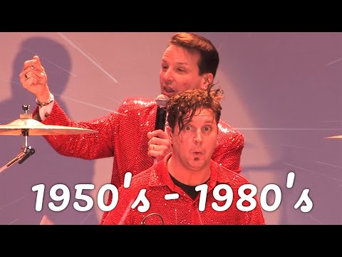 Mad Drummer and Rick K with the All Nighters take you through the 1950s all the way to the 1980s