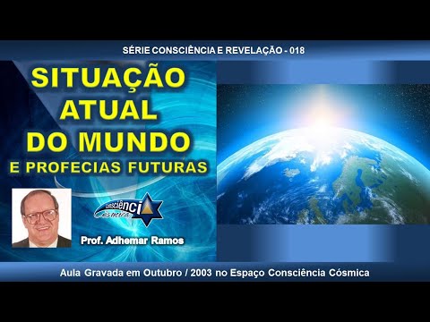 018 SITUAÇÃO ATUAL DO MUNDO E PROFECIAS FUTURAS - Prof. Adhemar Ramos
