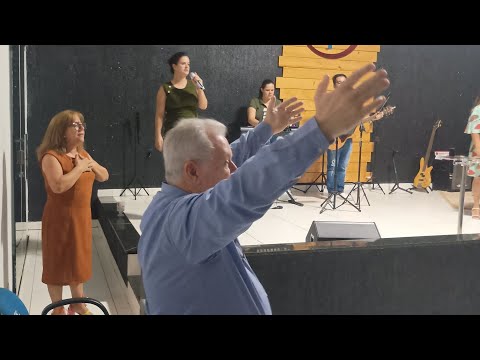 Igreja de Deus no Brasil de Santa Bárbara de Goiás. Culto da família. Bispo Cláudio.