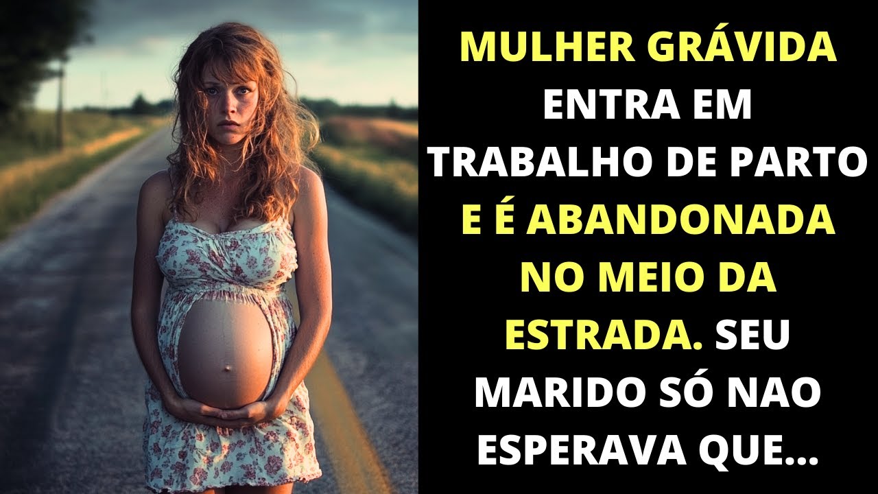 Mulher grávida em trabalho de parto é abandonada no meio da estrada. Seu marido só não esperava que