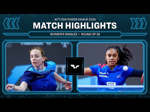 Ana Tofant vs Prithika Pavade | WS R32 | WTT Contender Skopje 2025