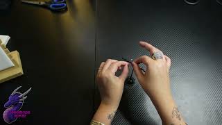 Showcasing Fandom Bazaar Blue Lightsaber Earrings