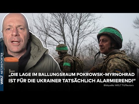 PUTINS KRIEG: Kessel droht im Osten ‒ Russlands Durchbruch bei Pokrowsk könnte die Front neu ordnen