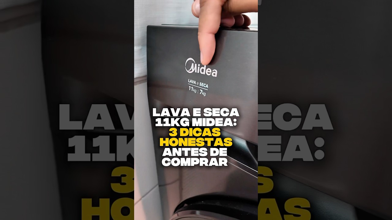 Miniatura da avaliação em vídeo de Lava e Seca Midea MF200D110WB 11Kg HealthGuard Titanium