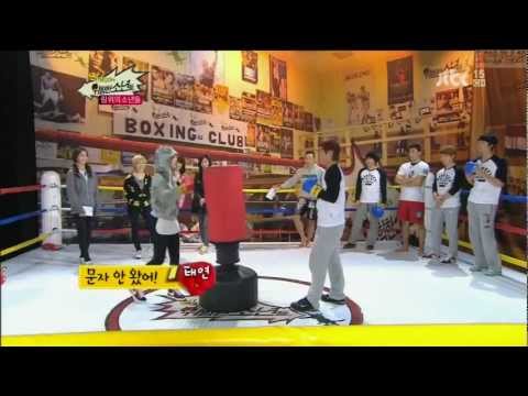 120212 SNSD - Taeyeon vs Huihoon