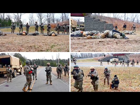 U.S. Air Force Airmen participate in Tactics Training - Field Craft Hostile