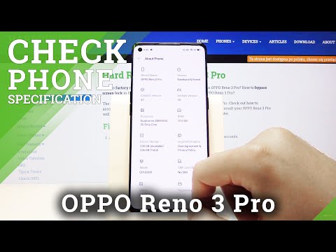 How to Check Phone Specification in OPPO Reno 3 Pro – Phone Info