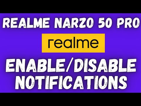 Realme Manage Notification Realme Narzo 50 Pro || Enable/Disable Notifications (RMX3286)