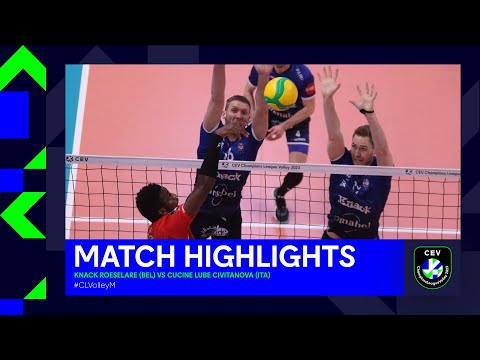 Highlights | Knack ROESELARE vs. Cucine Lube CIVITANOVA | CEV Champions League Volley 2023