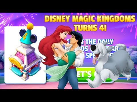 Happy Birthday Disney Magic Kingdoms! The Little Mermaid Secondary Storyline + Onward Event!
