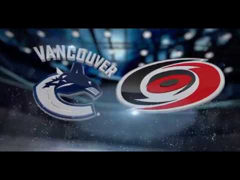 CAROLINA HURRICANES vs VANCOUVER CANUCKS (Dec 13)