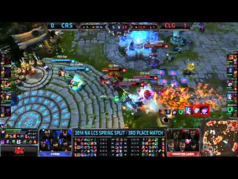 CLG Doublelift Penta Kill vs CRS