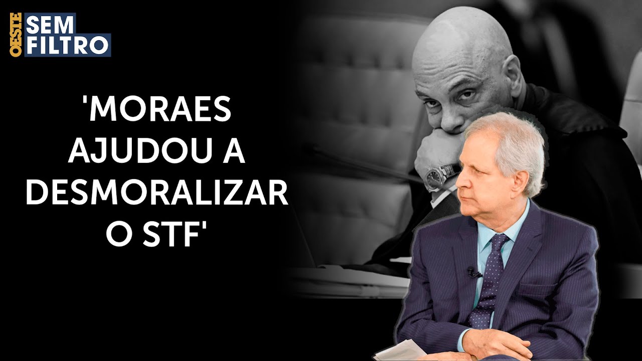 Augusto Nunes volta das férias e se revolta com intromissão de Moraes na Cracolândia