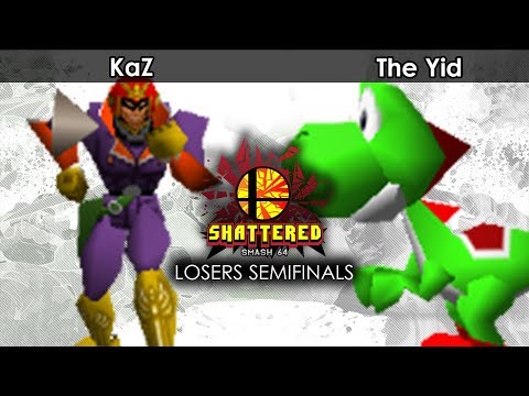 Smash 64: FN | KaZ (Captain Falcon) V The Yid (Yoshi) - Shattered 95 Tournament SSB64