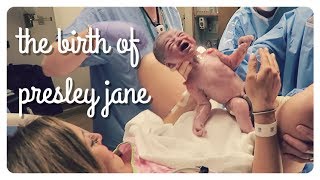 presley's birthday | baby girl's birth vlog