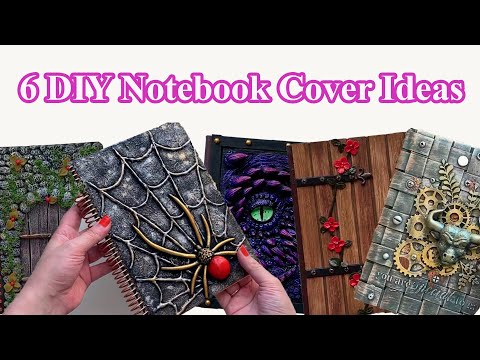 6 DIY Notebook Cover Ideas | Easy & Creative Decoration