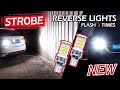 NAOEVO Strobe Flashing LED Backup Reverse Lights Bulb Super Bright T15 921 W16W 2600LM 6500K White