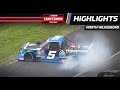 Dean Thompson spins after contact with Josh Williams