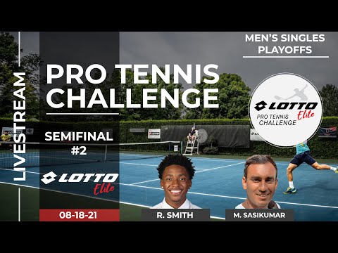 Semifinal #2: Roy Smith vs Mukund Sasikumar [2021 Lotto Pro Tennis Challenge]