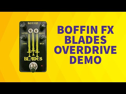 Boffin FX  Blades Overdrive  Guitar Effects Pedal image 6