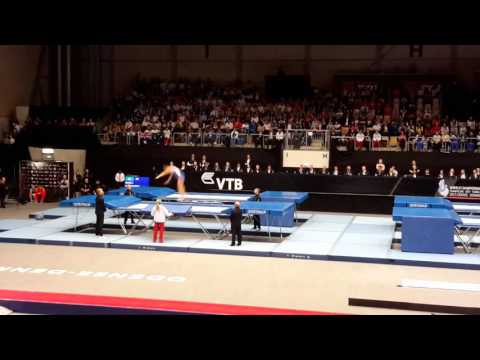 HANCHAROU Uladzislau BLR semi final Trampoline World Championships 2015