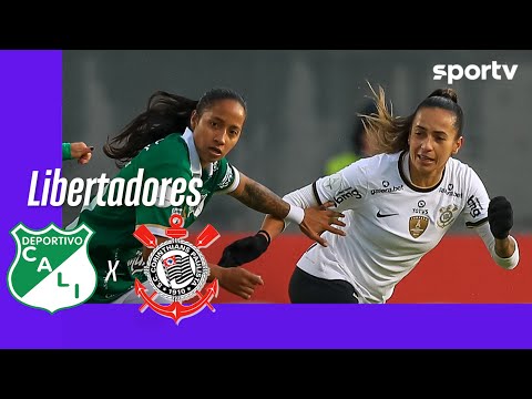 Gols e lances de Corinthians x Deportivo Cali