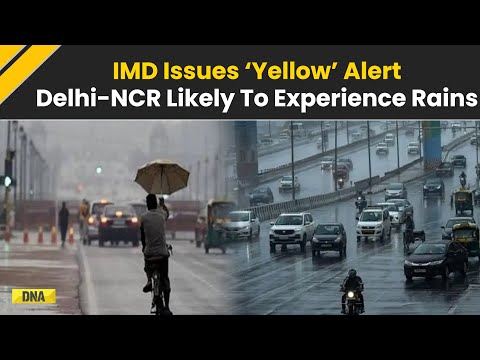 Delhi Weather Update: IMD Issues Yellow Alert For Rain, Thunderstorm In Few Hours | Delhi Rains