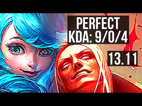 GWEN vs VLAD (TOP) | 9/0/4, 6 solo kills, Legendary | KR Master | 13.11