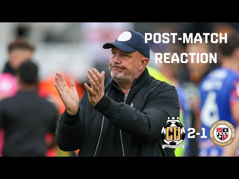 Andy Woodman after Cambridge United defeat