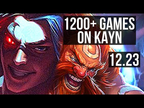 KAYN vs GRAGAS (JNG) | 2.0M mastery, 8/2/13, 1200+ games, Godlike | EUW Grandmaster | 12.23