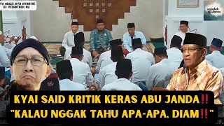 Download lagu KH SAID AQIL SIRAJ CRITICIZES ABU JANDA 'IF YOU DON'T KNOW ANYTHING, SHUT UP!' mp3