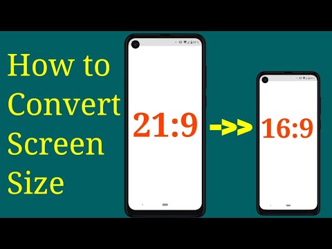 How to Change Screen Size Ratio 21:9 to 16:9